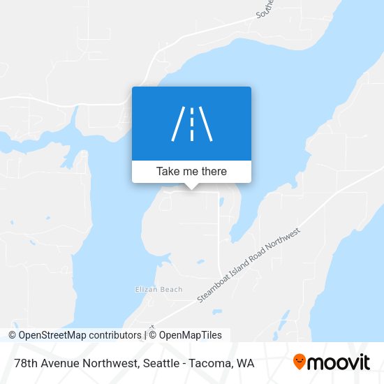 78th Avenue Northwest map
