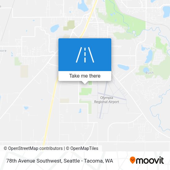 Mapa de 78th Avenue Southwest
