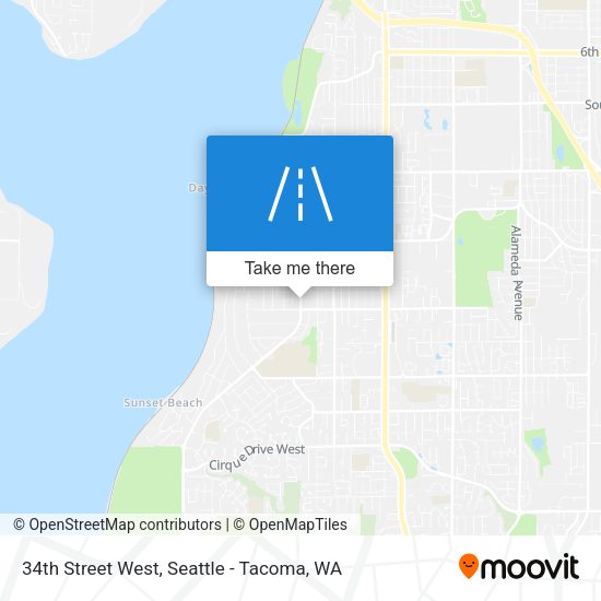 34th Street West map