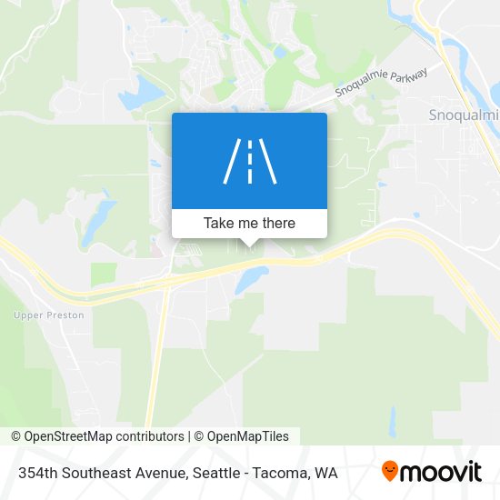 Mapa de 354th Southeast Avenue