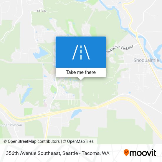 356th Avenue Southeast map