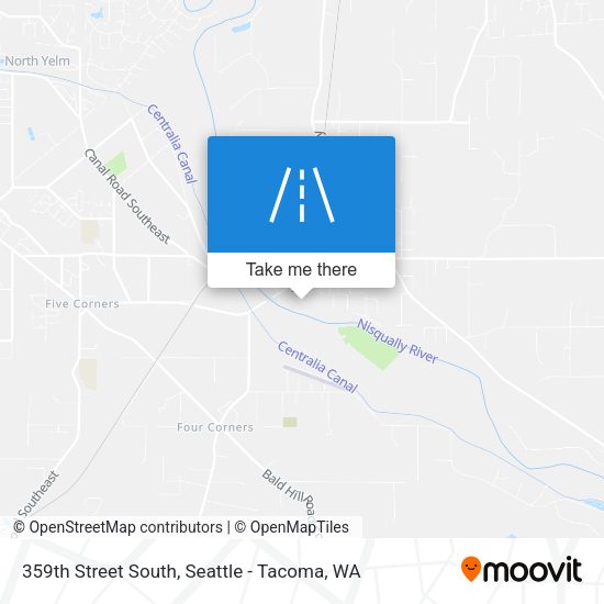 359th Street South map