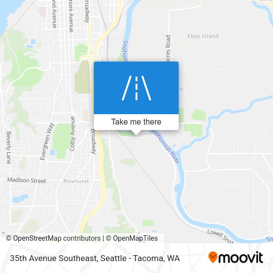 Mapa de 35th Avenue Southeast