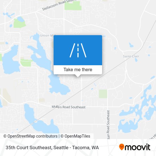 35th Court Southeast map