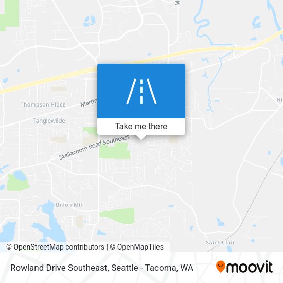 Rowland Drive Southeast map