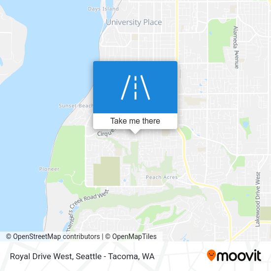 Royal Drive West map