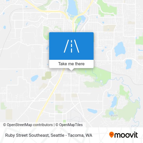Ruby Street Southeast map