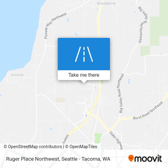 Mapa de Ruger Place Northwest