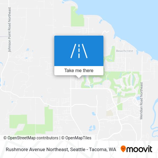 Mapa de Rushmore Avenue Northeast