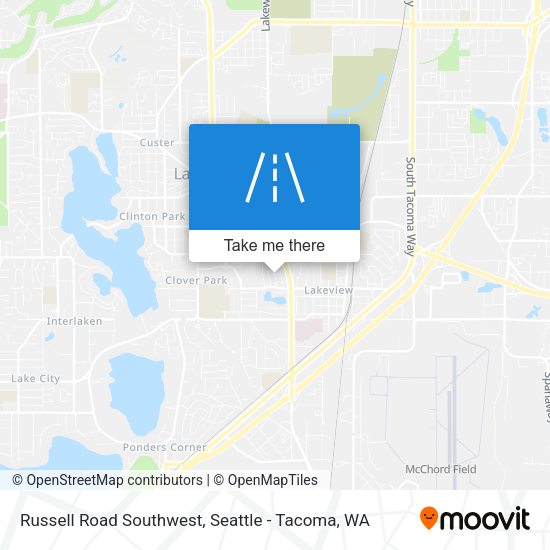 Mapa de Russell Road Southwest