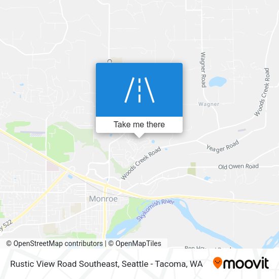 Mapa de Rustic View Road Southeast