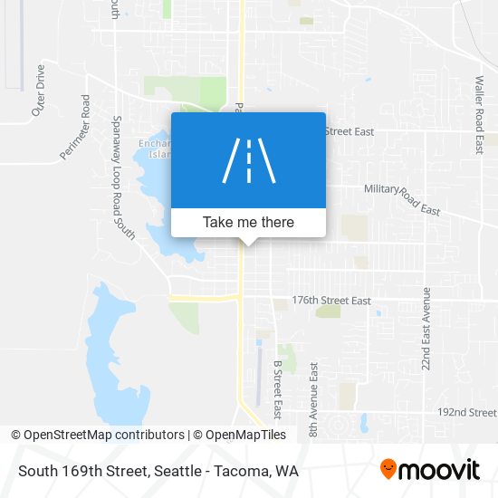 South 169th Street map