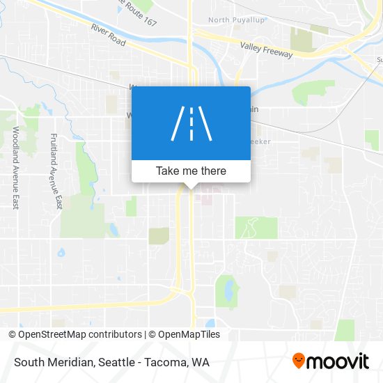 South Meridian map