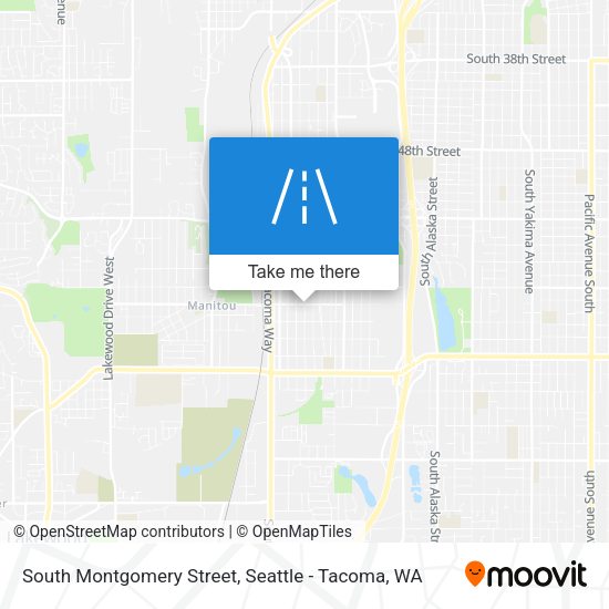 South Montgomery Street map
