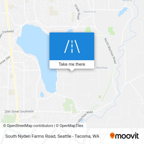 South Nyden Farms Road map