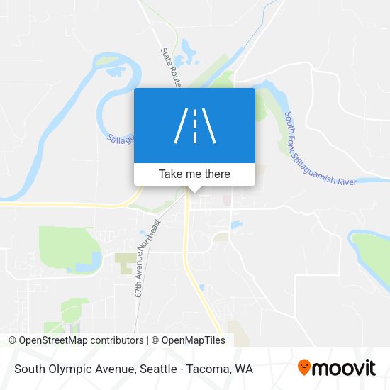 Mapa de South Olympic Avenue