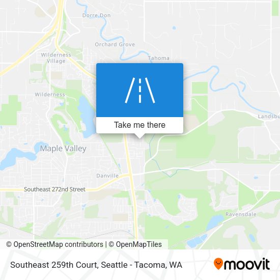 Southeast 259th Court map