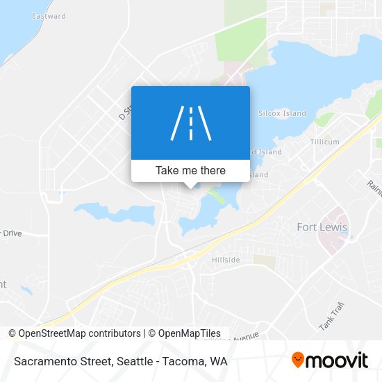 Mapa de Sacramento Street