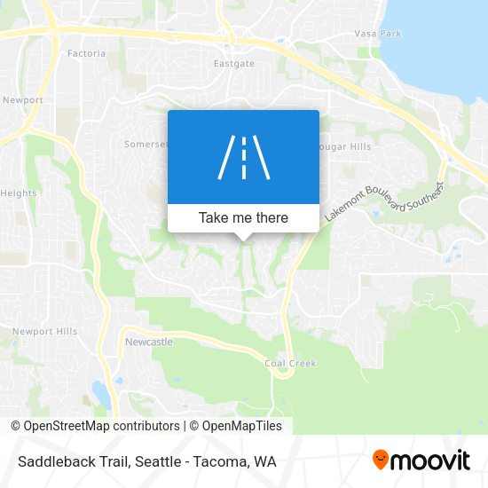 Mapa de Saddleback Trail