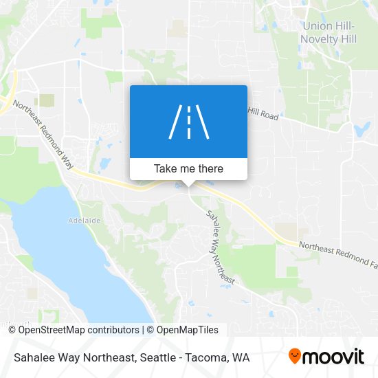 Sahalee Way Northeast map