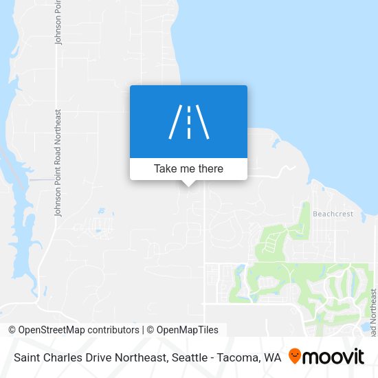 Saint Charles Drive Northeast map
