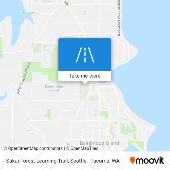 Sakai Forest Learning Trail map