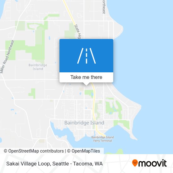 Sakai Village Loop map
