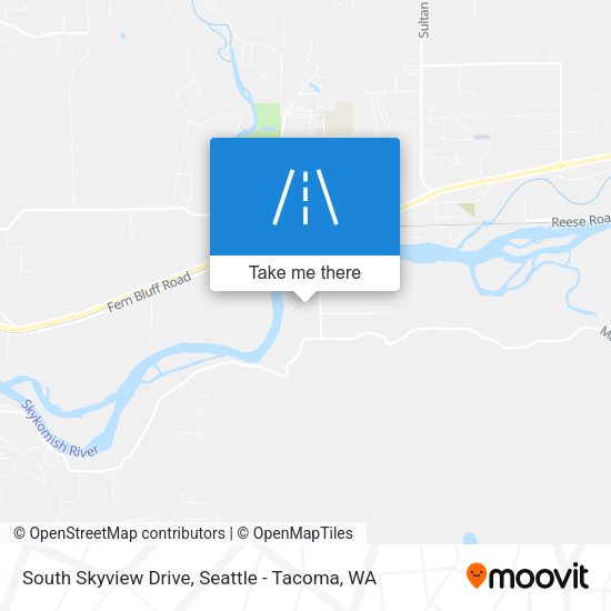 South Skyview Drive map