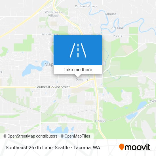 Southeast 267th Lane map