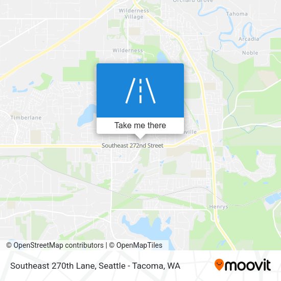 Southeast 270th Lane map