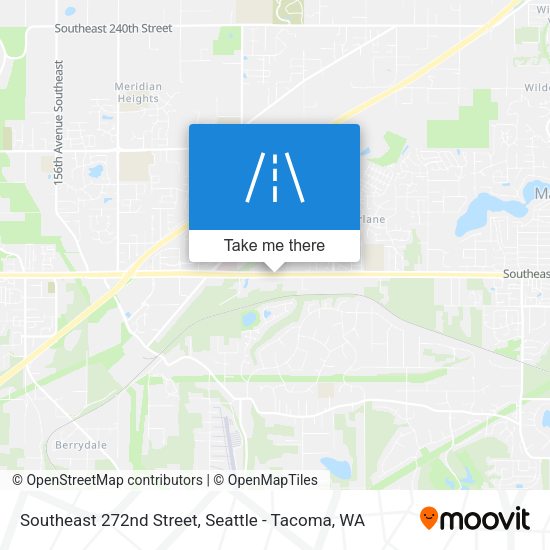 Southeast 272nd Street map