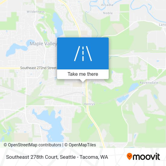 Southeast 278th Court map