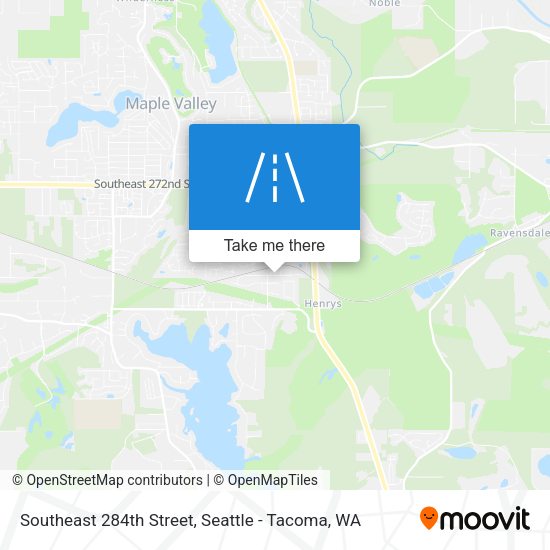 Southeast 284th Street map