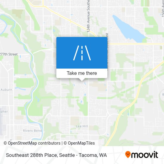 Southeast 288th Place map