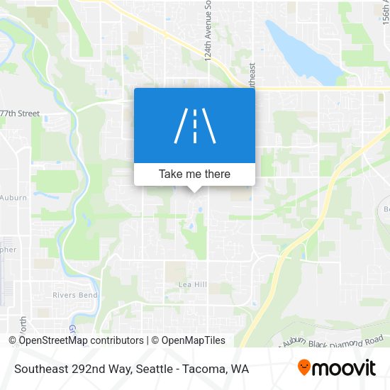 Southeast 292nd Way map