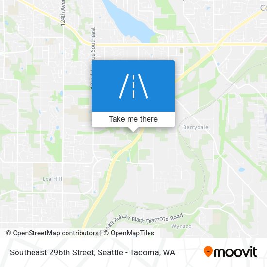 Mapa de Southeast 296th Street