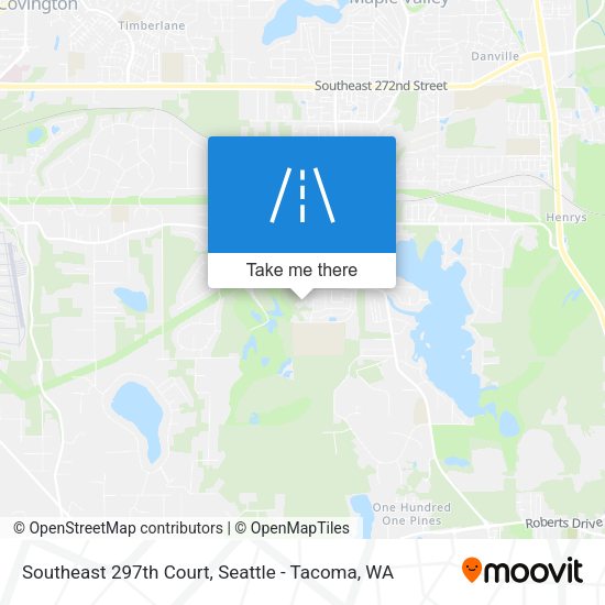 Southeast 297th Court map