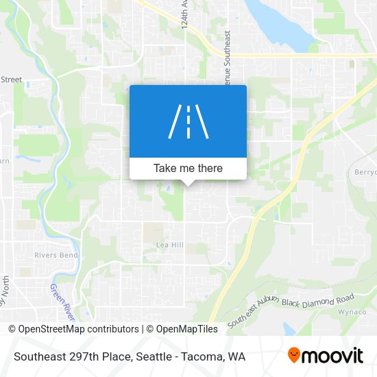 Southeast 297th Place map