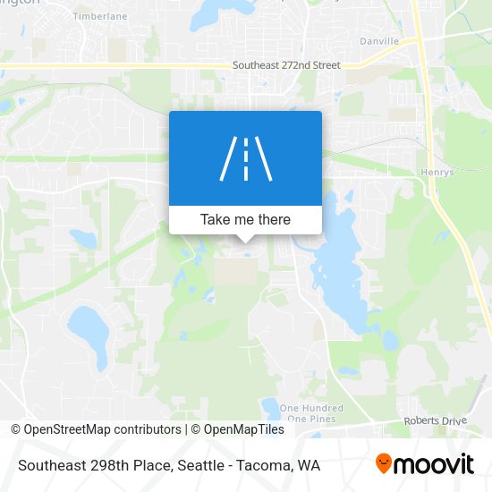 Southeast 298th Place map