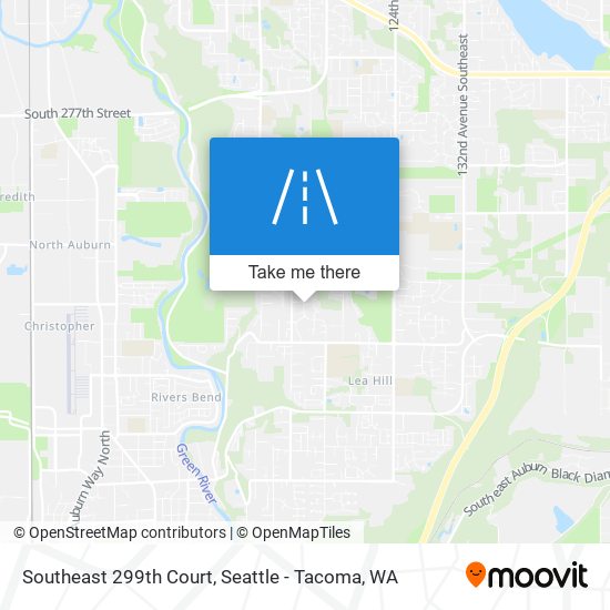 Southeast 299th Court map