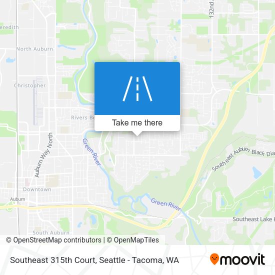 Southeast 315th Court map