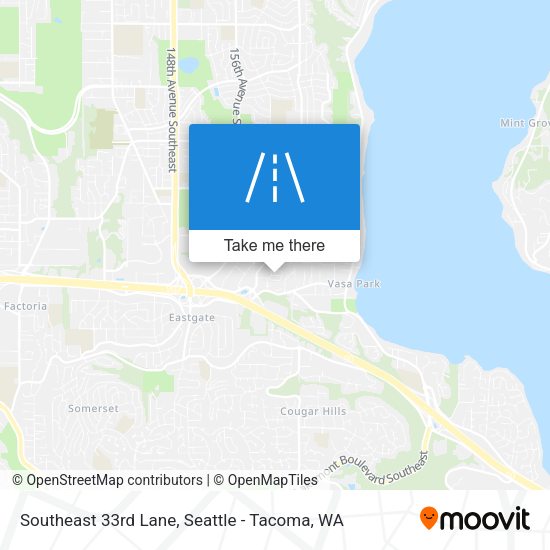 Southeast 33rd Lane map