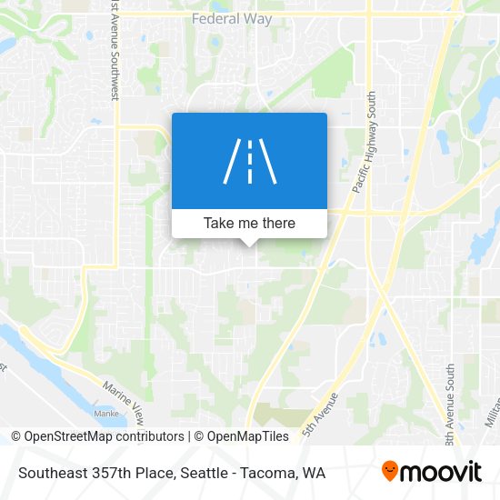 Mapa de Southeast 357th Place