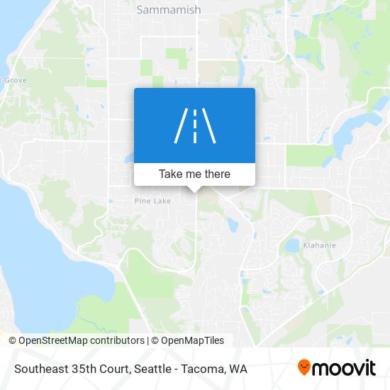 Mapa de Southeast 35th Court