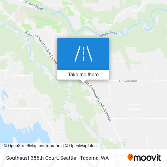 Southeast 385th Court map