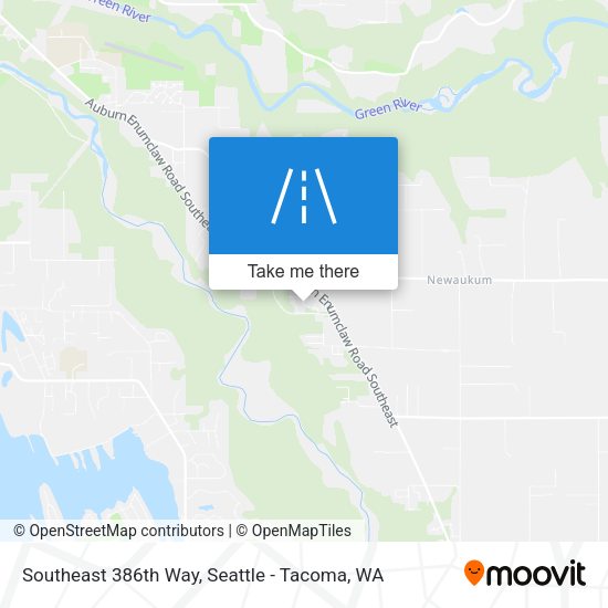 Southeast 386th Way map