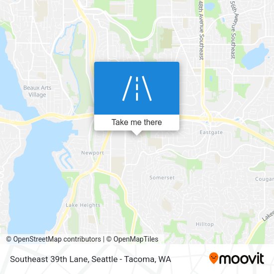 Southeast 39th Lane map