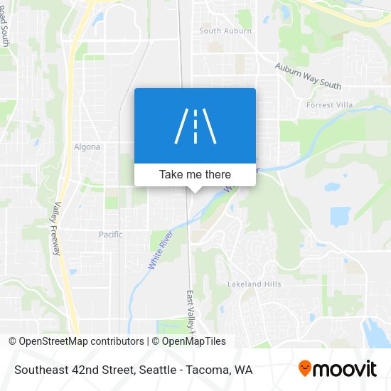 Southeast 42nd Street map