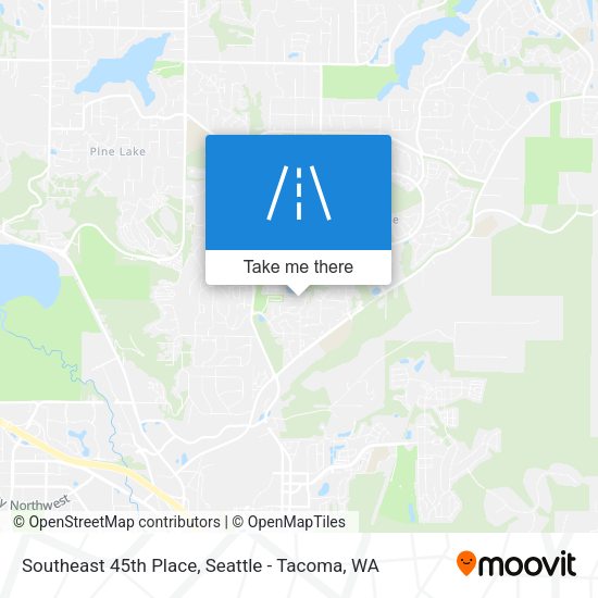 Mapa de Southeast 45th Place