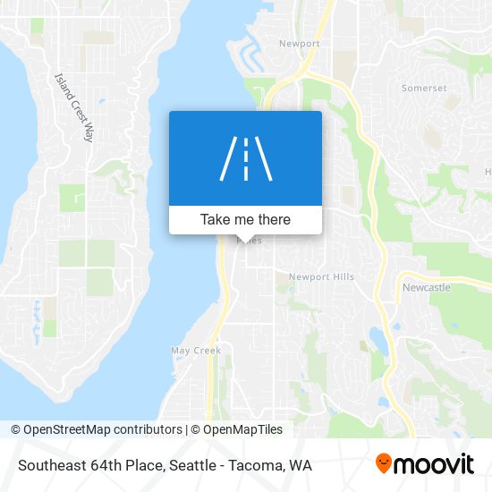 Southeast 64th Place map
